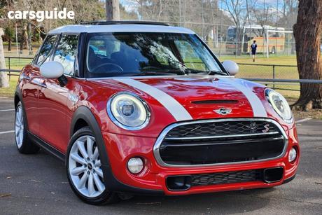 Red 2015 Mini Cooper Hatchback S 5D Hatch