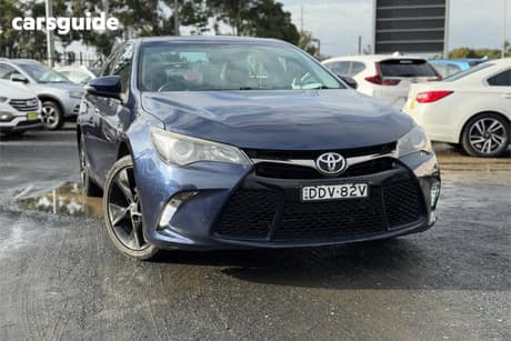 Blue 2015 Toyota Camry Sedan Atara Sx
