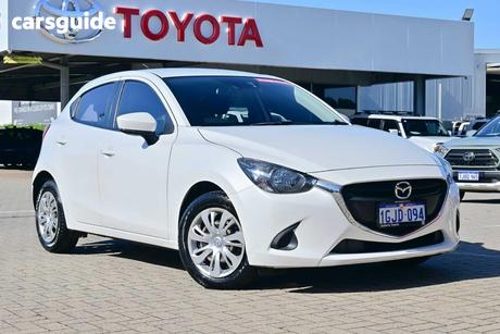White 2017 Mazda 2 Hatchback Neo