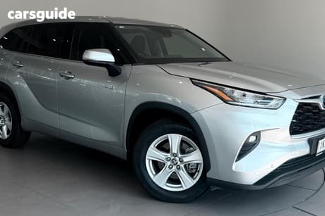 Silver 2021 Toyota Kluger Wagon Gx Hybrid Awd