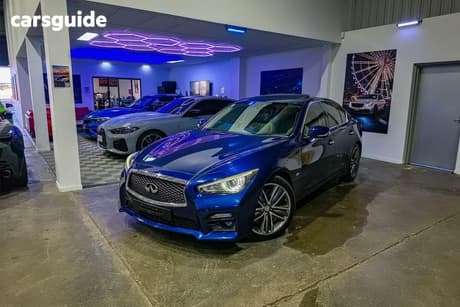 Blue 2016 Infiniti Q50 Sedan 3.0Tt Red Sport