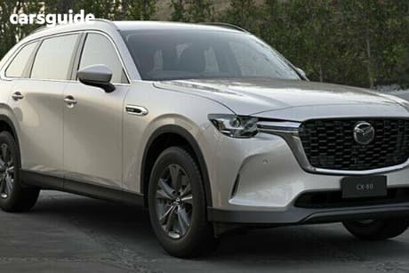 Beige 2026 Mazda CX-80 Wagon G40E Pure