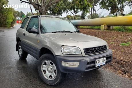 Silver 1998 Toyota RAV4 Cabriolet (4X4)