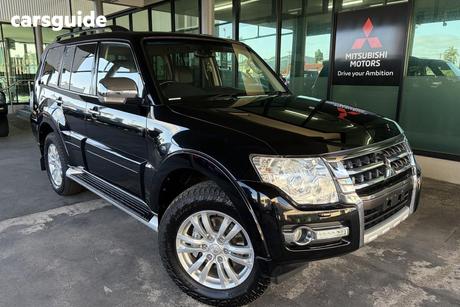 Black 2020 Mitsubishi Pajero Wagon Gls (4X4) 7 Seat (Leather)