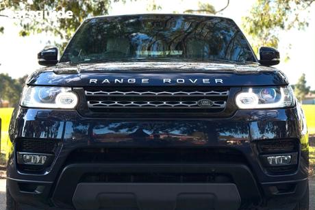 Blue 2017 Land Rover Range Rover Sport SUV