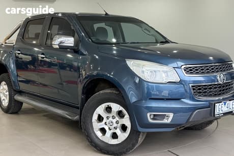 Blue 2015 Holden Colorado Crew Cab Pickup Ltz (4X4)