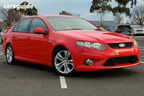 Red 2010 Ford Falcon Sedan Xr6