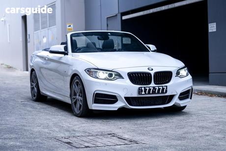 White 2016 BMW M240I Convertible M240I