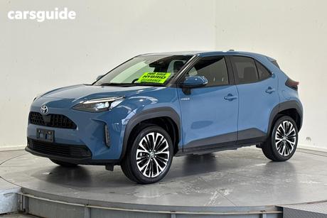 Blue 2023 Toyota Yaris Cross Wagon Urban Hybrid