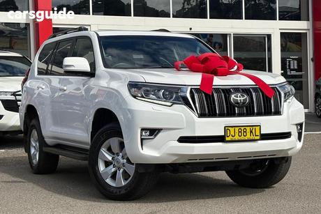 White 2023 Toyota Landcruiser Prado Wagon Gxl