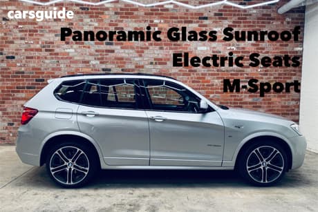 Silver 2017 BMW X3 Wagon Xdrive 20D