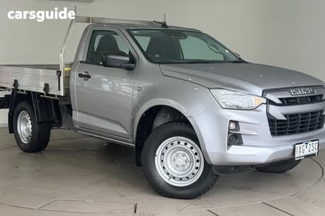 Silver 2021 Isuzu D-MAX Cab Chassis Sx (4X2) High-Ride