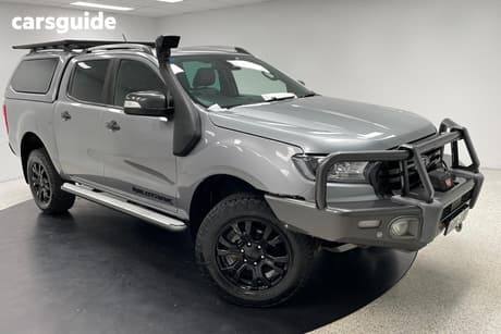 Silver 2020 Ford Ranger Double Cab Pick Up Wildtrak 2.0 (4X4)