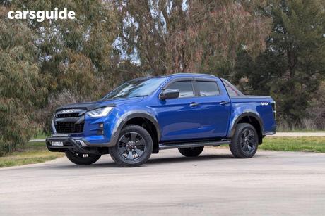 Blue 2022 Isuzu D-MAX Crew Cab Utility X-Terrain (4X4)