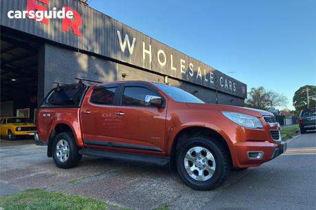 Orange 2013 Holden Colorado Crew Cab Pickup Ltz (4X4)