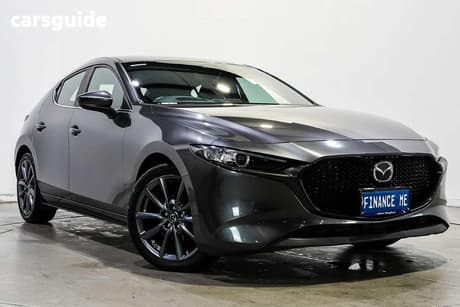 Grey 2024 Mazda 3 Hatchback G20 Evolve