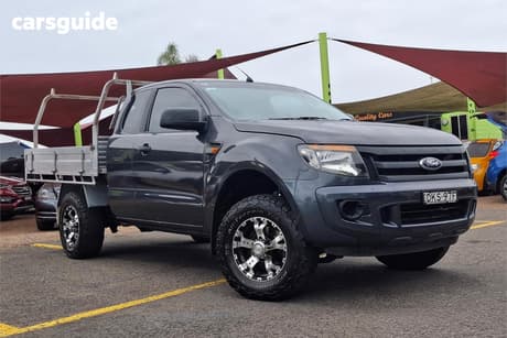 Grey 2012 Ford Ranger Super Cab Chassis Xl 2.2 Hi-Rider (4X2)