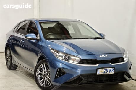 Blue 2024 Kia Cerato Sedan Sport