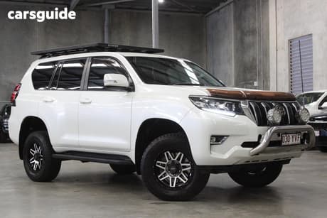 White 2019 Toyota Landcruiser Prado Wagon Gxl (4X4)