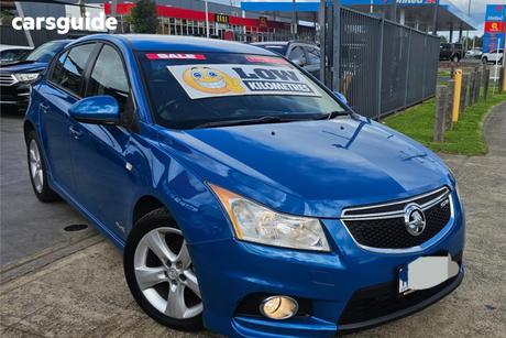 Blue 2012 Holden Cruze Hatchback Sri V