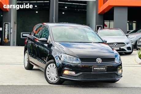 Black 2015 Volkswagen Polo Hatchback 66 Tsi Trendline