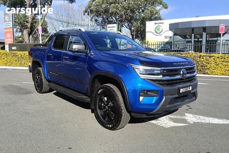 Blue 2025 Volkswagen Amarok Dual Cab Utility Panamericana Tdi600 4Motion