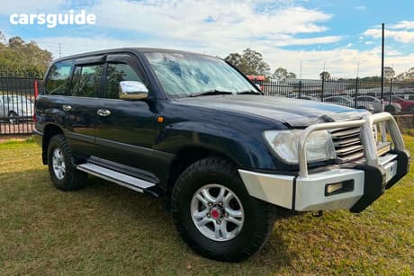 Blue 2003 Toyota Landcruiser Wagon Gxl (4X4)