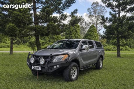 Silver 2013 Mazda BT-50 Dual Cab Utility Xt (4X4)