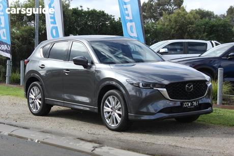 Grey 2022 Mazda CX-5 Wagon Akera Turbo (Awd)
