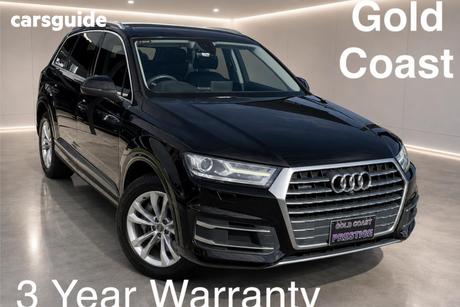 Black 2017 Audi Q7 Wagon 3.0 Tdi Quattro