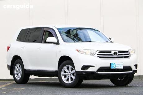 White 2013 Toyota Kluger Wagon Kx-S (Fwd)