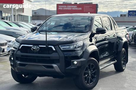 Black 2023 Toyota Hilux Double Cab Pick Up Rogue (4X4)