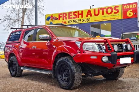 Red 2017 Nissan Navara Dual Cab Utility St (4X4)