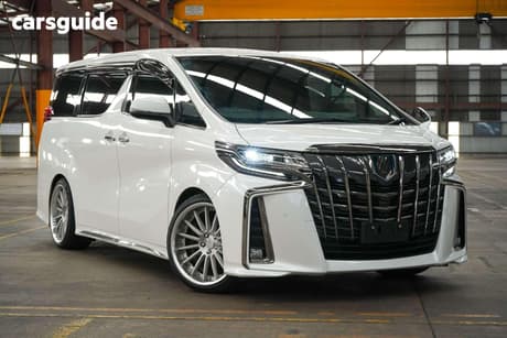 White 2021 Toyota Alphard Commercial S TYPE GOLD