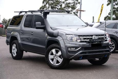 Grey 2021 Volkswagen Amarok Dual Cab Utility Tdi550 Sportline 4Motion
