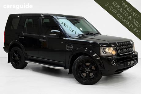 Black 2015 Land Rover Discovery 4 Wagon 3.0 Tdv6
