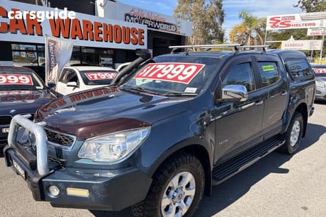 Blue 2014 Holden Colorado Crew Cab Pickup Ltz (4X4)