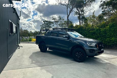 Grey 2021 Ford Ranger Double Cab Pick Up Wildtrak 2.0 (4X4)