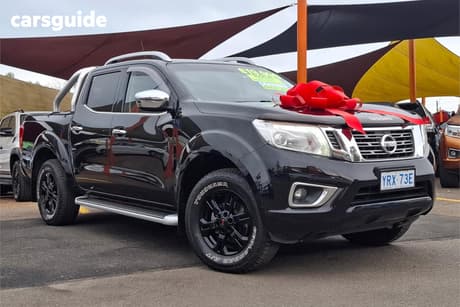 Black 2015 Nissan Navara Dual Cab Utility St-X