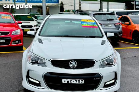 White 2017 Holden Commodore Sportswagon Ss