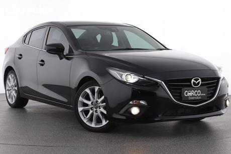 Black 2014 Mazda 3 Sedan Sp25 Gt