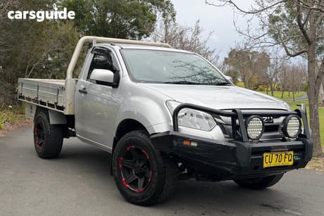 Silver 2018 Isuzu D-MAX Cab Chassis Sx Hi-Ride (4X2)
