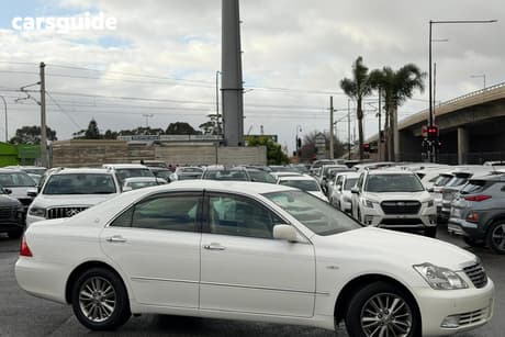 White 2007 Toyota Crown Sedan ROYAL SALOON