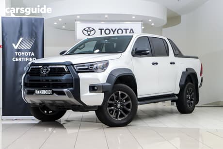 White 2023 Toyota Hilux Double Cab Pick Up Rogue (4X4)