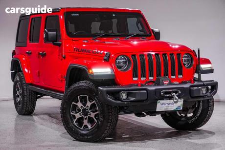 Red 2020 Jeep Wrangler Unlimited Hardtop Rubicon (4X4)