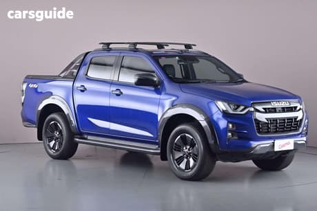 Blue 2022 Isuzu D-MAX Crew Cab Utility X-Terrain (4X4)
