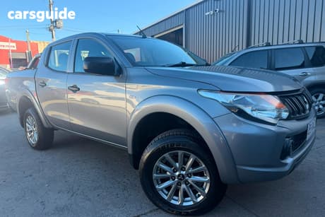 Silver 2018 Mitsubishi Triton Dual Cab Utility Glx (4X4)