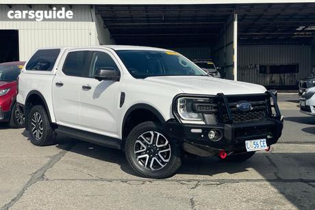 White 2023 Ford Ranger Double Cab Pick Up Sport 2.0 (4X4)