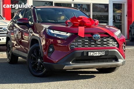 Red 2023 Toyota RAV4 Wagon Cruiser (2Wd) Hybrid