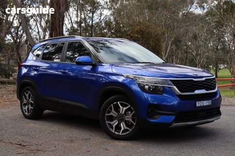 Blue 2019 Kia Seltos Wagon Sport (Fwd) With Safety Pack